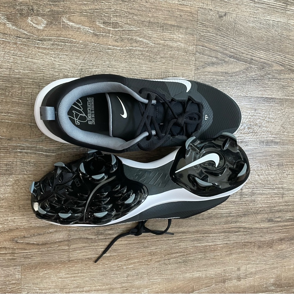 Nike Mens Force Trout 9 Pro MCS Baseball Cleats Black Sz 15 FB2908-001 - Picture 4 of 6